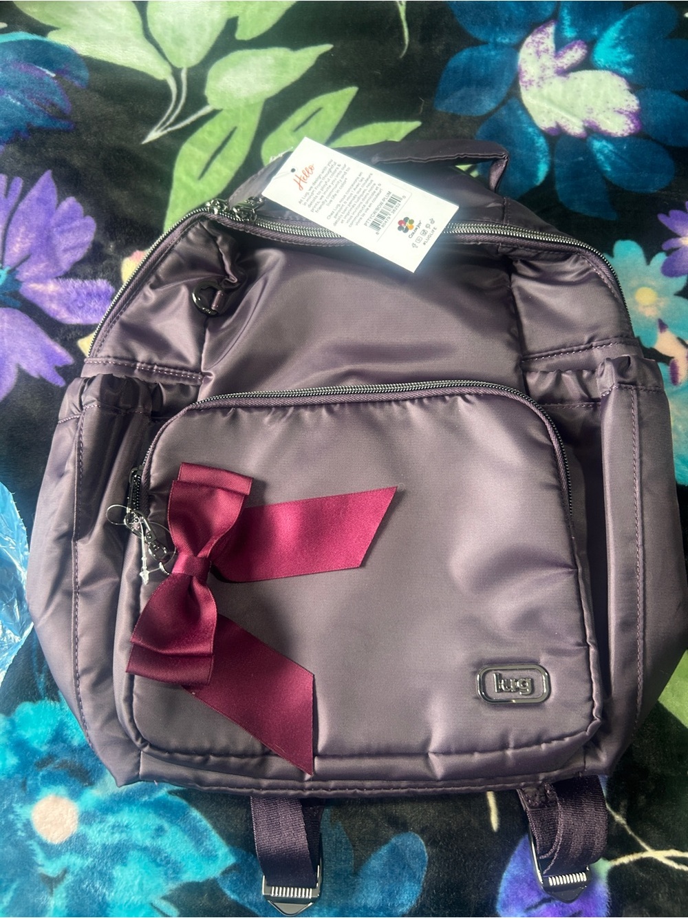 NWT Pattycake Backpack with Bow